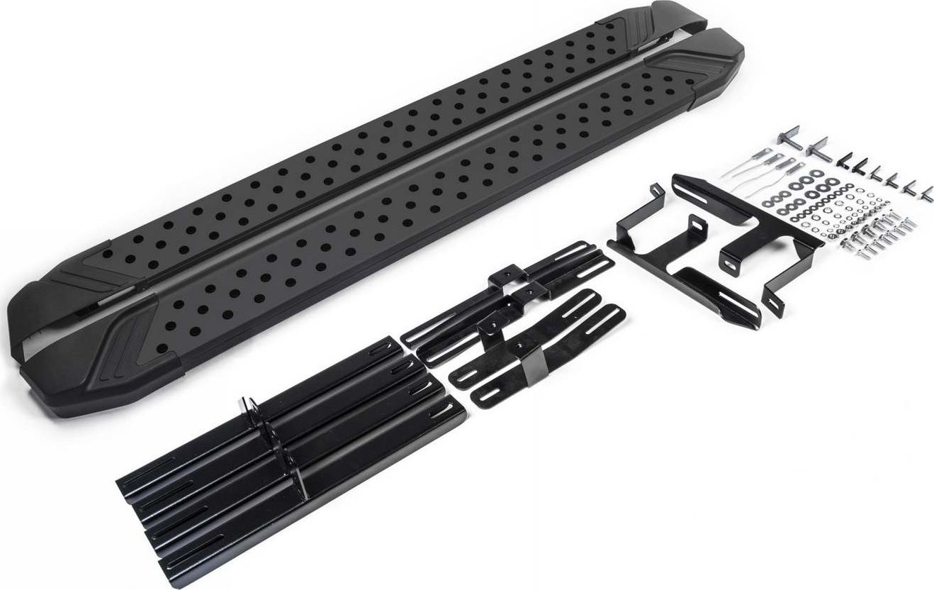 Пороги алюминиевые Rival Bmw-Style круг для Lifan X60 2012-2016. Артикул D160ALB.3302.2