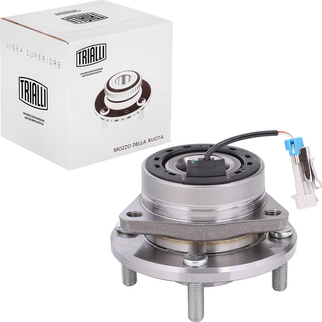 Ступица колеса с интегрированным подшипником (в сборе) Trialli передняя для Chevrolet Epica I 2006-2012. Артикул MR 0534