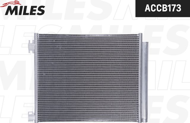 Радиатор кондиционера (конденсатор) Miles для Nissan Qashqai II 2013-2026. Артикул ACCB173