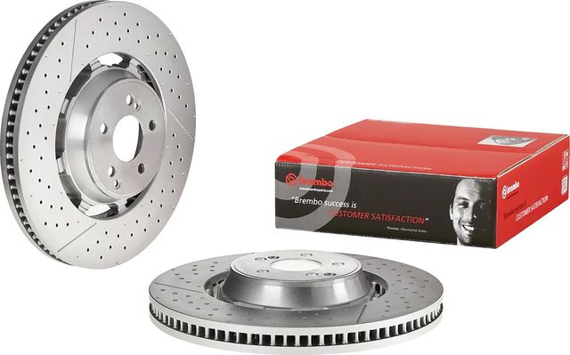 Тормозной диск Brembo Two-Piece передний для Mercedes-Benz AMG GT I 2018-2026. Артикул 09.B848.33