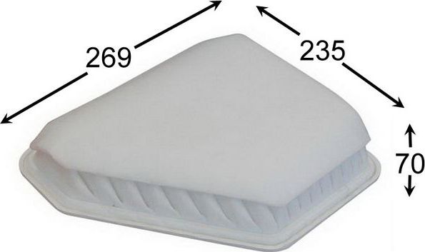 Воздушный фильтр JS Asakashi. Артикул A1517