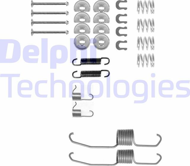 ЗАЖИМ ТОРМОЗНЫХ КОЛОДОК Delphi. Артикул LY1106