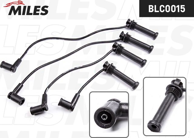 Высоковольтные провода (провода зажигания) (комплект) Miles для Mazda 626 V (GF) 1997-2002. Артикул BLC0015