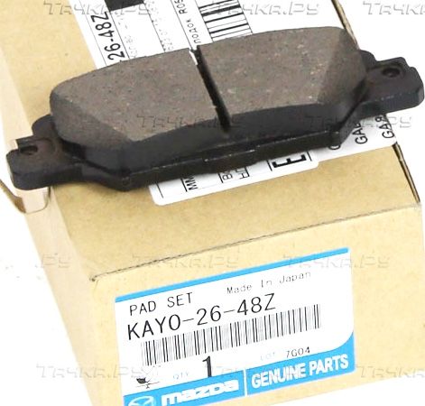 Тормозные колодки Mazda задние для Mazda CX-5 II 2017-2026. Артикул KAY02648ZA
