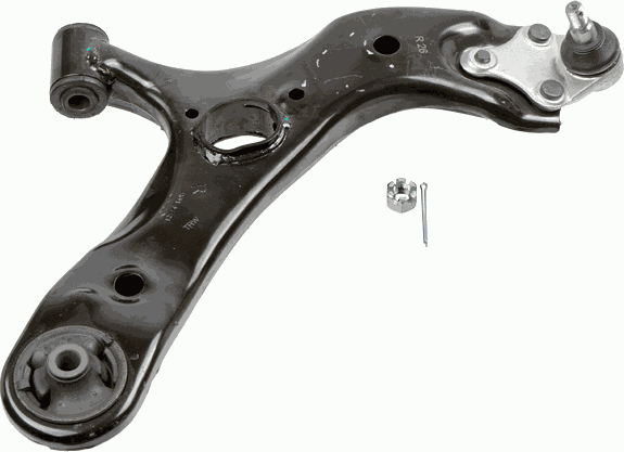 Поперечный рычаг передней подвески Lemforder правый нижний для Toyota Corolla E140, E150 2006-2014. Артикул 38541 01