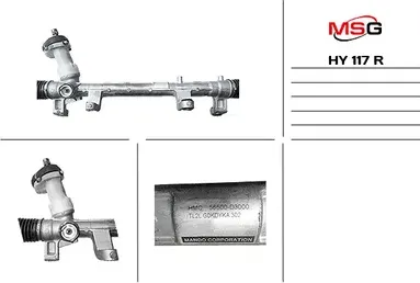 Рулевая рейка без ГУР восстановленная KIA Sportage 2015-, Hyundai Tucson 2015- H (MSG). Артикул HY117R