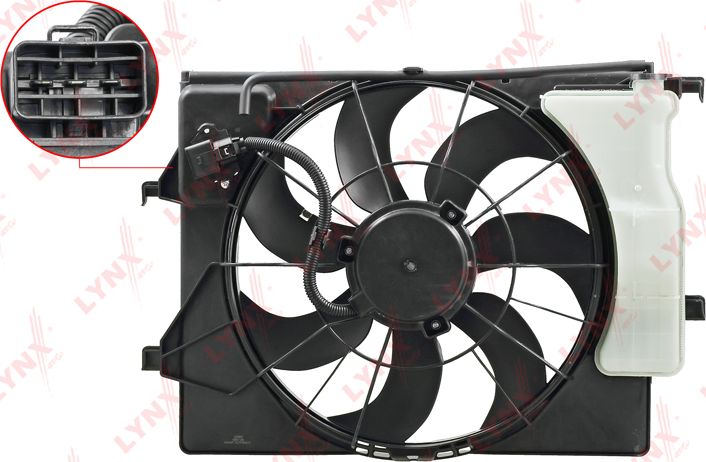 Вентилятор радиатора двигателя LYNXauto. Артикул RF-1863