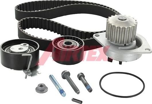 Помпа (водяной насос) с комплектом ремня ГРМ Airtex для Citroen C2 2003-2010. Артикул WPK-160001
