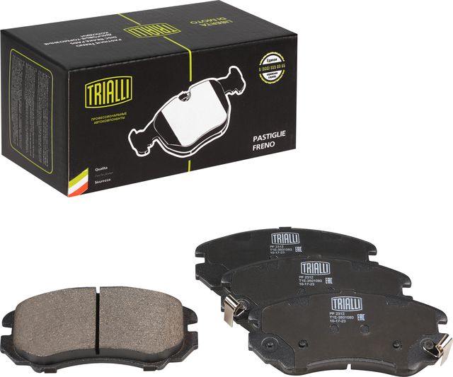 Тормозные колодки Trialli (Low-Metallic). Артикул PF 2312