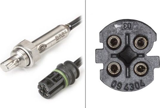 Лямбда-зонд (кислородный датчик) Hella передний правый/левый для BMW 7 III (E38) 1995-1998. Артикул 6PA 358 066-101