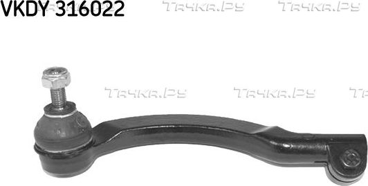 Наконечник рулевой тяги SKF правый для Renault Espace III 1996-2002. Артикул VKDY 316022