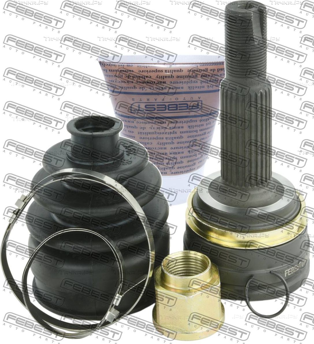 Шрус наружный (граната) Febest задний для Toyota RAV4 III (XA30) 2012-2013. Артикул 0110-ALA49R