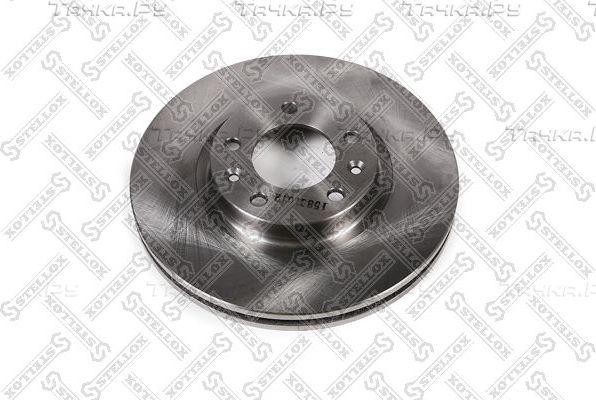 Тормозной диск Stellox передний для Peugeot 607 I 2000-2011. Артикул 6020-3727V-SX