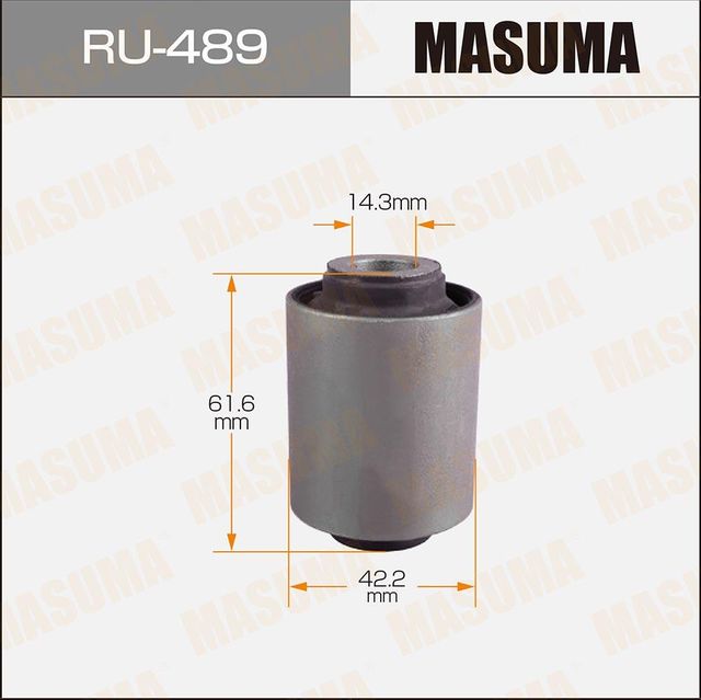 Сайлентблок заднего рычага подвески Masuma. Артикул RU-489