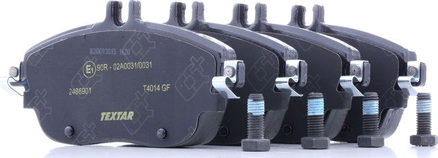 Тормозные колодки Textar Q+. Артикул 2486901