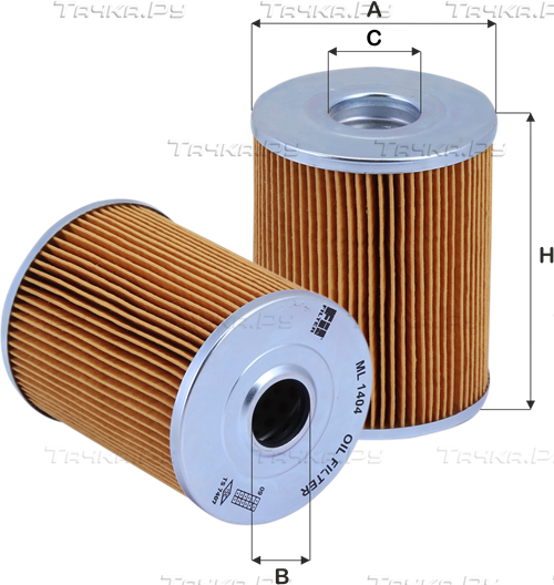 Масляный фильтр FIL Filter для Volkswagen Sharan I 1995-1995. Артикул ML 1404