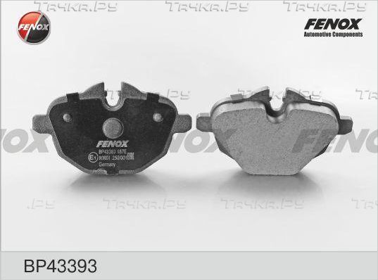 Тормозные колодки Fenox задние для BMW X3 II (F25) 2010-2017. Артикул BP43393