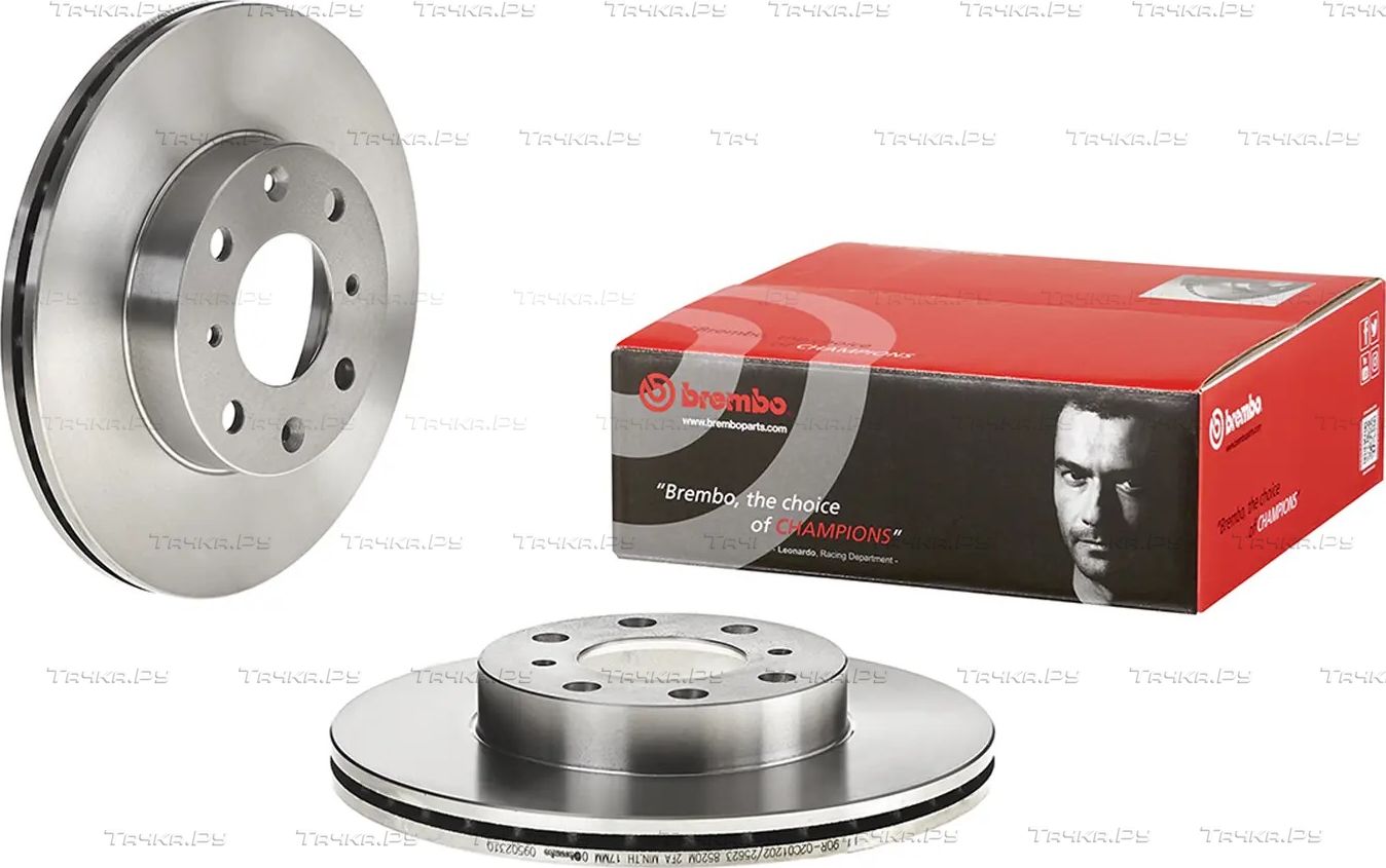 Тормозной диск Brembo PRIME LINE передний для Honda CR-X II 1987-1992. Артикул 09.5023.10