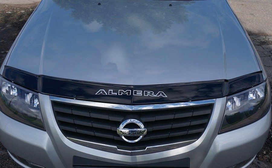 Дефлектор VT52 для капота Nissan Almera Classic 2006-2026. Артикул NS01VT