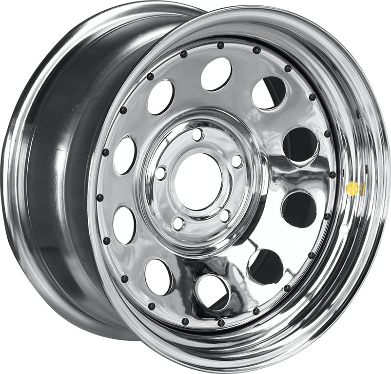 Колёсный диск OFF-ROAD Wheels усиленный стальной хромированный 5х127 5х8R17 d75 ET-0 для Jeep Wrangler JK 2007-2013. Артикул 1780-52775CH-0