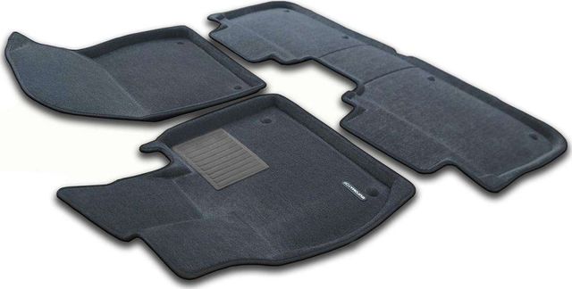 Коврики текстильные Euromat 3D Business для салона LiXiang L7 I рестайлинг 2024-2026 СЕРЫЕ. Артикул EMC3D-005743G