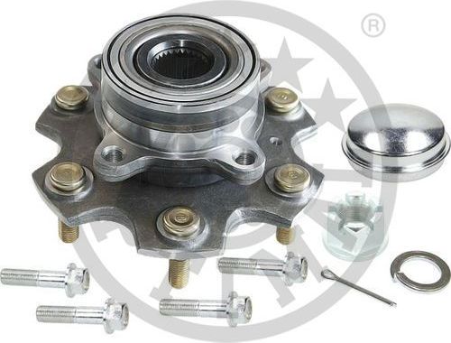 Ступица колеса с интегрированным подшипником Optimal передняя для Mitsubishi Pajero III 2000-2006. Артикул 951833L