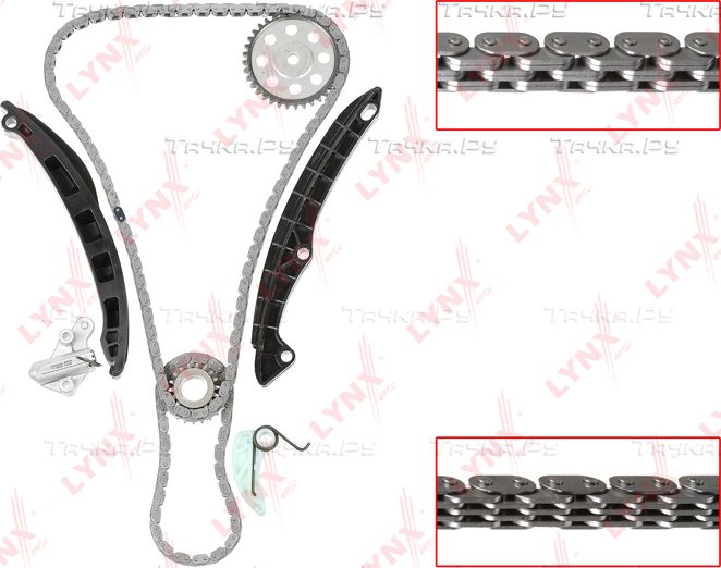 Цепь ГРМ LYNXauto для Volkswagen Tiguan I 2007-2008. Артикул TK-0158