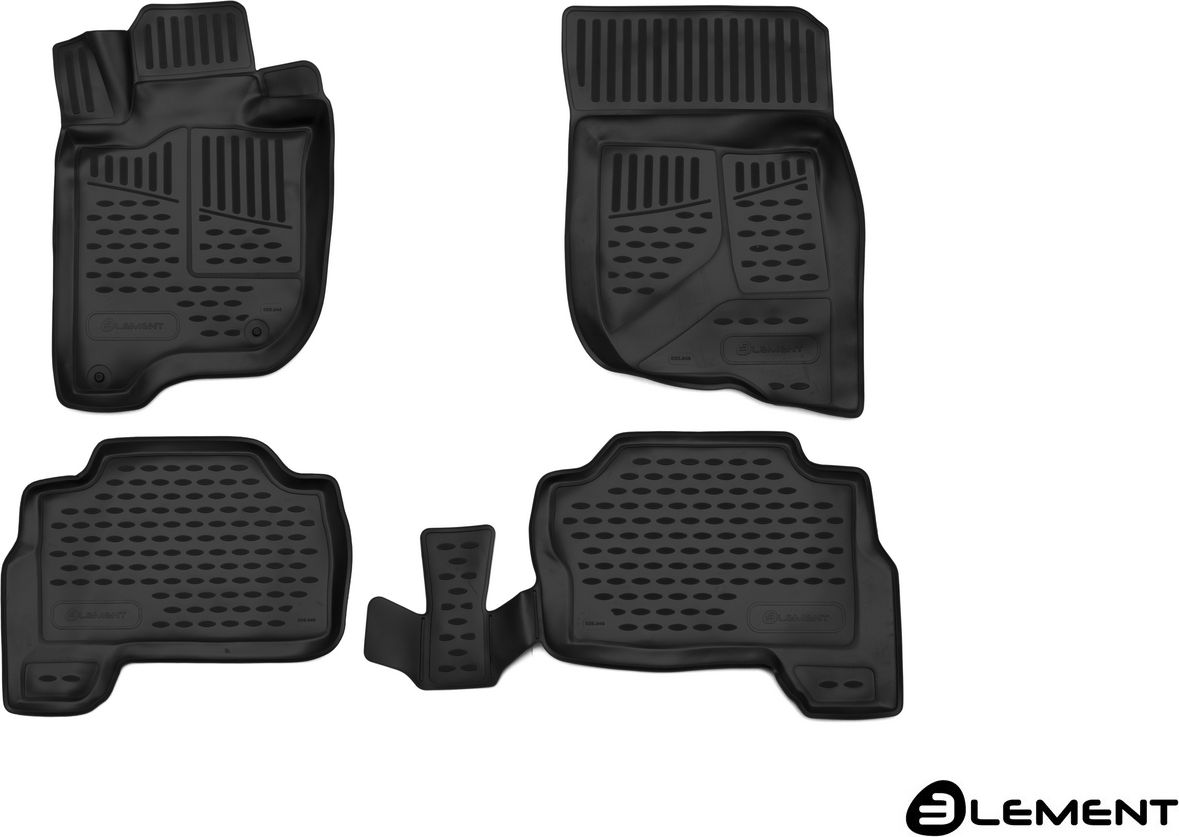 Коврики 3D Element для салона Mitsubishi Pajero Sport III 2015-2026. Артикул ELEMENT3D3546210