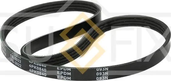 Ремень поликлиновый 4PK0840 (Sufix). Артикул FB3022