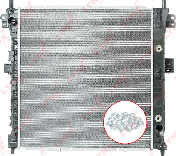 Радиатор охлаждения двигателя LYNXauto. Артикул RB-1115