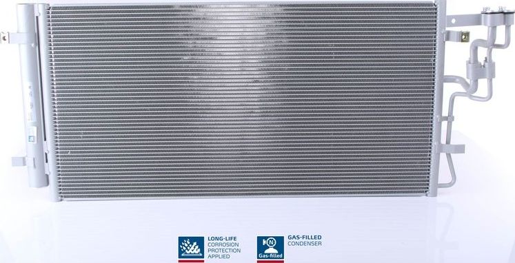 Радиатор кондиционера (конденсатор) Nissens (алюминий). Артикул 94993