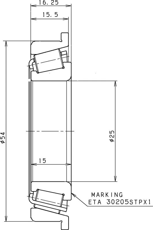 Подшипник КПП RENAULT PF1/PF6/PK1/PK4/PK5/PK6 (NTN/SNR). Артикул EC35116