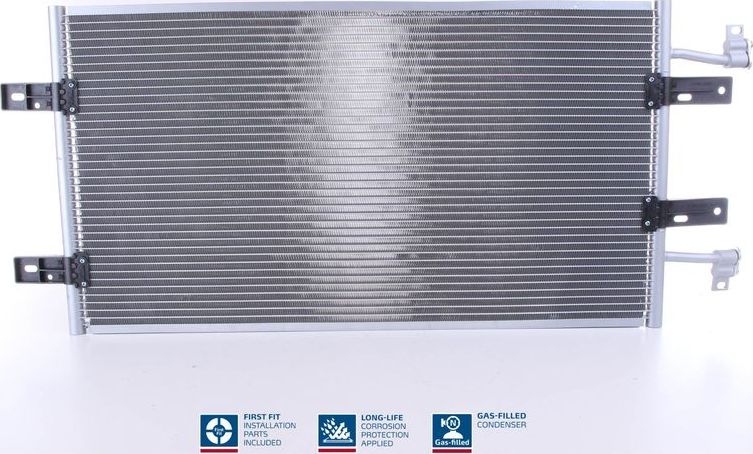 Радиатор кондиционера (конденсатор) Nissens (алюминий). Артикул 940119