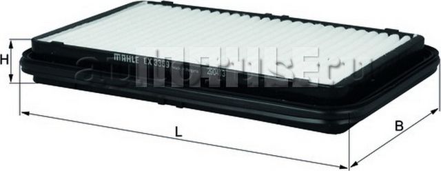 Воздушный фильтр Mahle. Артикул LX 3369