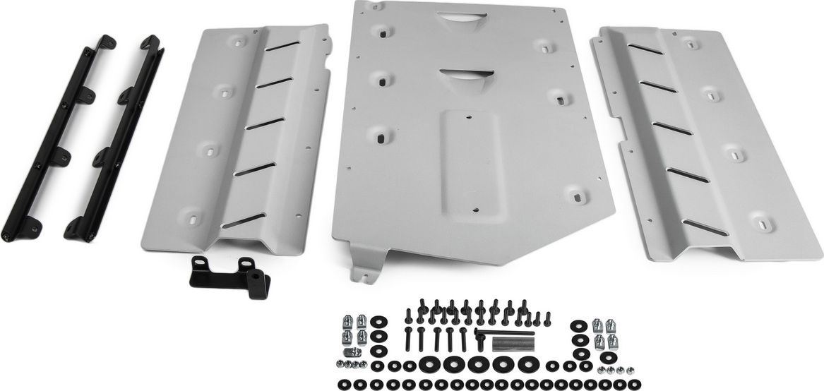 Защита алюминиевая Rival для КПП и РК Rolls-Royce Cullinan 2018-2026. Артикул 333.2502.1