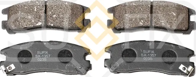 Колодки тормозные дисковые | зад прав/лев | (Sufix). Артикул SX-1357