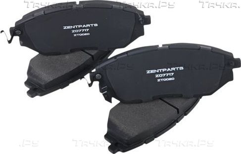 Тормозные колодки Zentparts. Артикул Z07717