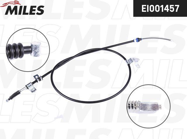 Трос ручника (тросик ручного тормоза) Miles задний правый для Toyota Corolla E120, E130 2001-2006. Артикул EI001457