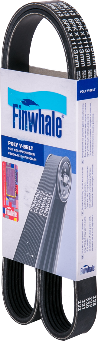 Приводной ремень поликлиновой Finwhale. Артикул BP6113