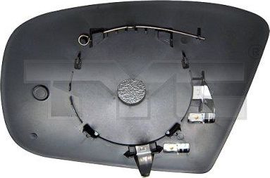 Зеркальное стекло бокового зеркала TYC правое для Mercedes-Benz M-Класс I (W163) 2001-2005. Артикул 321-0119-1