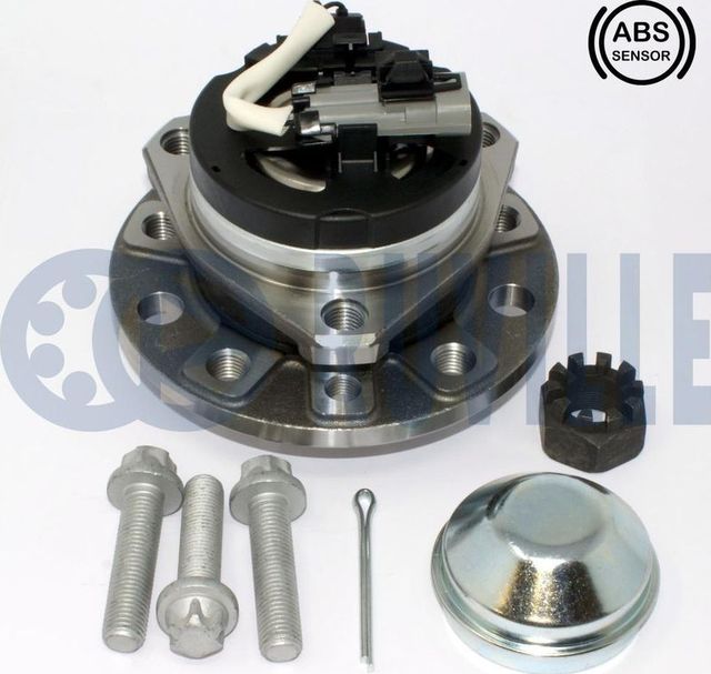 Ступица колеса с интегрированным подшипником Ruville передняя для Opel Astra G 1998-2009. Артикул 220808