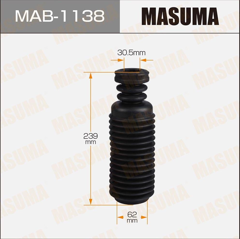 Комплект отбойников и пыльников амортизаторов (стоек) Masuma. Артикул MAB-1138