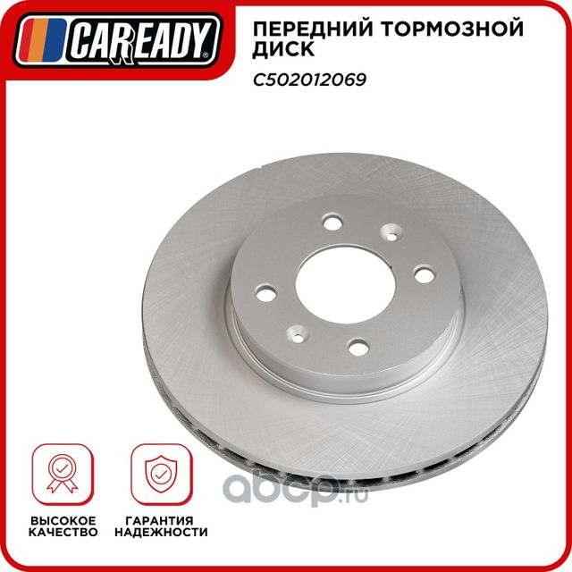 Передний тормозной диск (Caready). Артикул C502012069