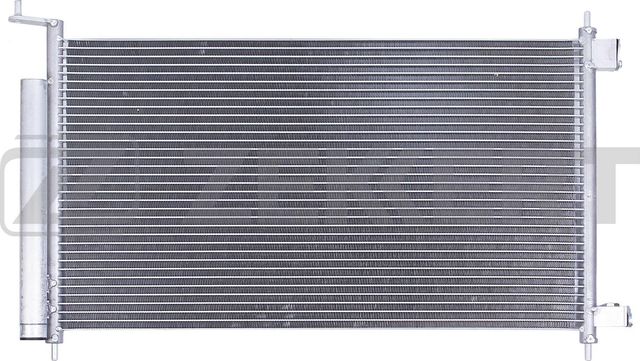 Радиатор кондиционера (конденсатор) Zekkert для Nissan Micra K12 2003-2010. Артикул MK-3056