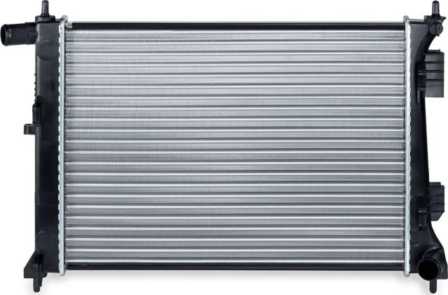 Радиатор охлаждения двигателя HYUN/KIA SOLARIS/RIO 10- МКПП (Metaco). Артикул 8010016