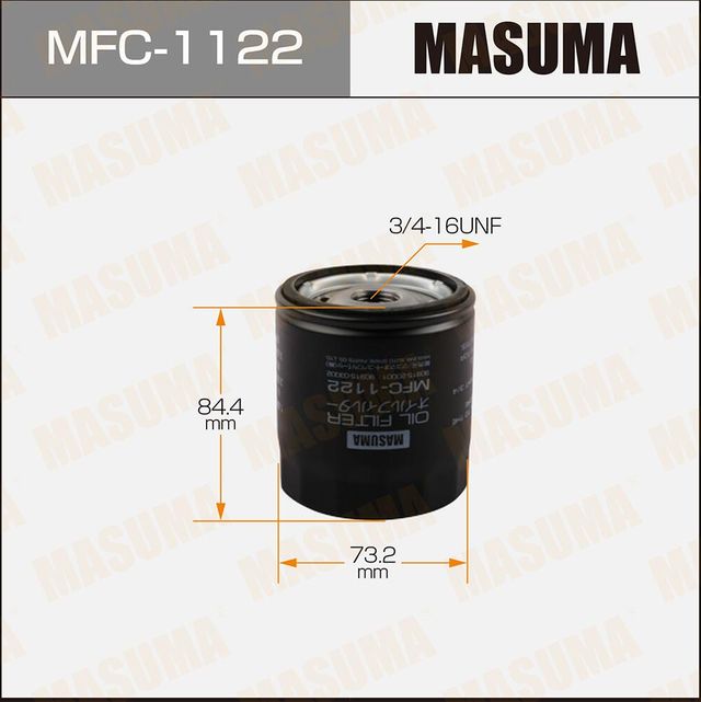 Масляный фильтр Masuma. Артикул MFC-1122