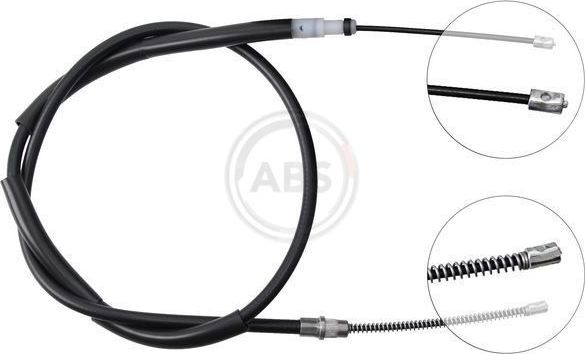 Трос ручника (тросик ручного тормоза) ABS задний левый для Peugeot 205 1983-1998. Артикул K12147