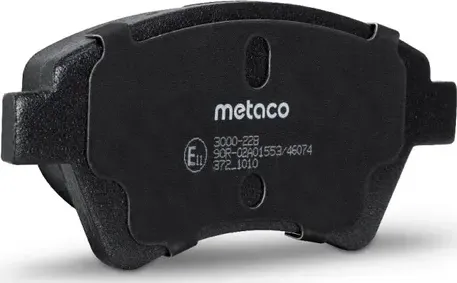 Колодки тормозные RENAULT KANGOO 01-/MEGANE II 02-/SCENIC II 03- перед. (Metaco). Артикул 3000228