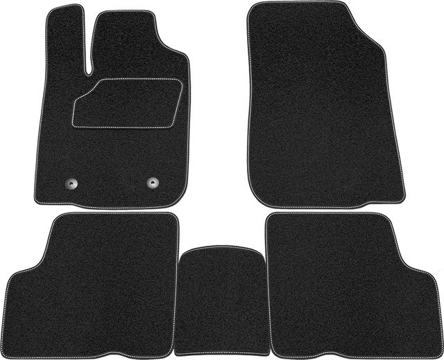 Коврики Rezkon ворсовые для салона Renault Logan I 2004-2015. Артикул 2029015100