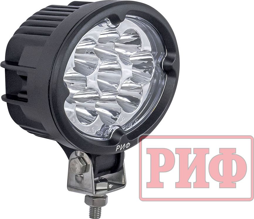 Фара дальнего света РИФ 153 мм 27W LED. Артикул SM-6027-RSA